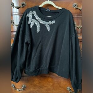 Express Bejeweled Sweater
